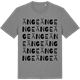 Mid Heather Gray t-shirt med Änge ordlek t-shirt