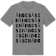 Mid Heather Gray t-shirt med Ängesåsen ordlek t-shirt