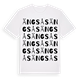 White t-shirt med Ängsås ordlek t-shirt