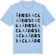 Blue Soul t-shirt med Ängsbacka ordlek t-shirt