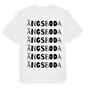 Ängsboda ordlek t-shirt – ekologisk bomull t-shirt från Pinshirt