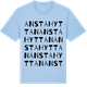 Blue Soul t-shirt med Anstahyttan ordlek t-shirt