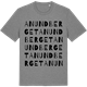 Mid Heather Gray t-shirt med Anundberget ordlek t-shirt
