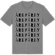 Mid Heather Gray t-shirt med Årby ordlek t-shirt