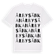 Årbysänkan ordlek t-shirt
