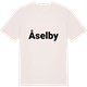 Vintage White t-shirt med Åselby fetstil t-shirt