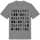 Mid Heather Gray t-shirt med Åselbyfäbodarna ordlek t-shirt