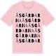 Pink Cotton t-shirt med Åsgårdarna ordlek t-shirt