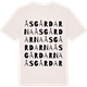 Vintage White t-shirt med Åsgårdarna ordlek t-shirt