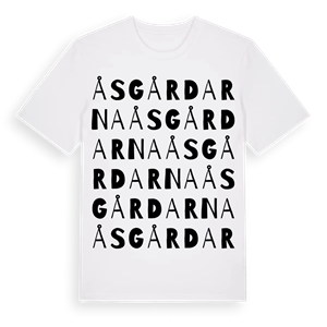Åsgårdarna ordlek t-shirt – ekologisk bomull t-shirt från Pinshirt
