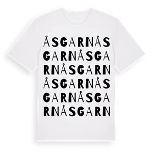 Åsgarn ordlek t-shirt – ekologisk bomull t-shirt från Pinshirt