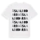White t-shirt med Åskakbodarna ordlek t-shirt