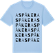 Blue Soul t-shirt med Aspåker ordlek t-shirt