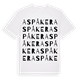 Aspåker ordlek t-shirt