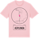 Pink Cotton t-shirt med Asplunda t-shirt