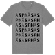 Mid Heather Gray t-shirt med Aspnäs ordlek t-shirt