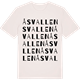 Vintage White t-shirt med Åsvallen ordlek t-shirt