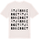 Vintage White t-shirt med Åtjärnberget ordlek t-shirt