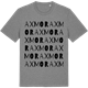 Mid Heather Gray t-shirt med Axmor ordlek t-shirt