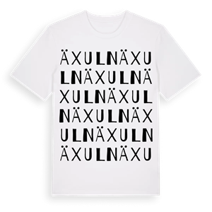 Äxuln ordlek t-shirt – ekologisk bomull t-shirt från Pinshirt