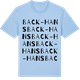 Blue Soul t-shirt med Back-Hans ordlek t-shirt