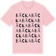 Pink Cotton t-shirt med Bäcka ordlek t-shirt