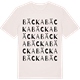 Vintage White t-shirt med Bäcka ordlek t-shirt