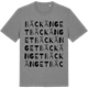 Mid Heather Gray t-shirt med Bäckänget ordlek t-shirt