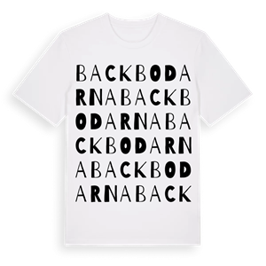 Backbodarna ordlek t-shirt – ekologisk bomull t-shirt från Pinshirt