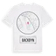 White t-shirt med Backbyn t-shirt