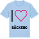 Blue Soul t-shirt med Jag älskar Bäckebo t-shirt stort tryck
