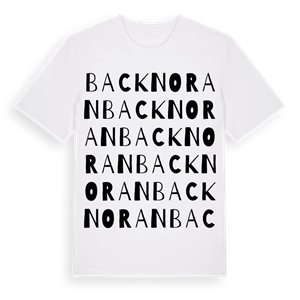 Backnoran ordlek t-shirt – ekologisk bomull t-shirt från Pinshirt