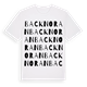 Backnoran ordlek t-shirt