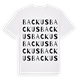 Backus ordlek t-shirt