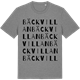 Mid Heather Gray t-shirt med Bäckvillan ordlek t-shirt