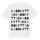 Bagghyttan ordlek t-shirt