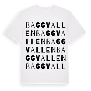 Baggvallen ordlek t-shirt – ekologisk bomull t-shirt från Pinshirt