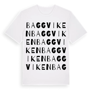 Baggviken ordlek t-shirt – ekologisk bomull t-shirt från Pinshirt