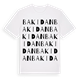 Bakidan ordlek t-shirt
