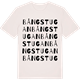 Vintage White t-shirt med Bångstugan ordlek t-shirt