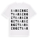 Barberget ordlek t-shirt