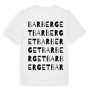 Barberget ordlek t-shirt – ekologisk bomull t-shirt från Pinshirt