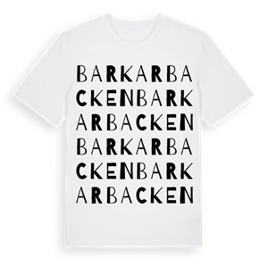 Barkarbacken ordlek t-shirt – ekologisk bomull t-shirt från Pinshirt