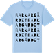 Blue Soul t-shirt med Barkargärdet ordlek t-shirt