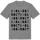 Mid Heather Gray t-shirt med Barkargärdet ordlek t-shirt