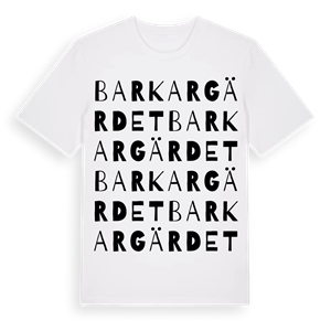 Barkargärdet ordlek t-shirt – ekologisk bomull t-shirt från Pinshirt