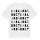 Barkargärdet ordlek t-shirt