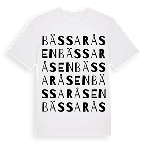 Bässaråsen ordlek t-shirt – ekologisk bomull t-shirt från Pinshirt