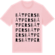 Pink Cotton t-shirt med Båtpers ordlek t-shirt