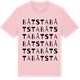 Pink Cotton t-shirt med Båtsta ordlek t-shirt